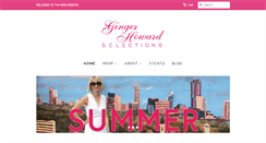 Desktop Screenshot of gingerhowardselections.com